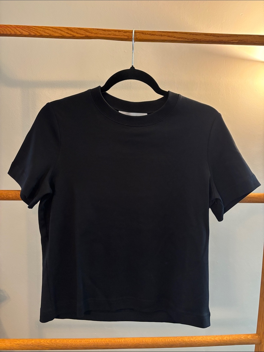 Classic Black Crewneck Women’s Shirt